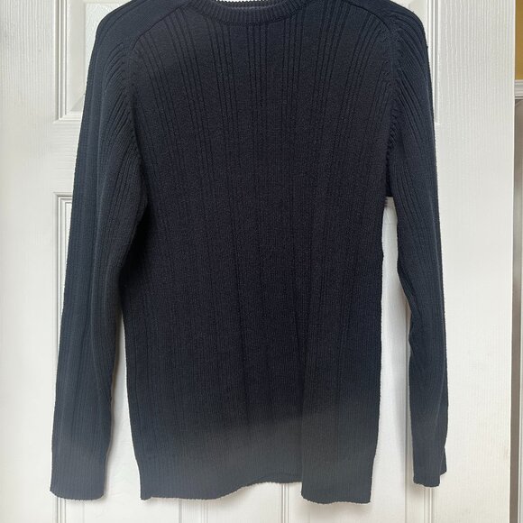 MICHAEL BRANDON MEN'S PULLOVER CREW NECK SWEATER:PRE-OWNED BLACK LARGE - Picture 11 of 11
